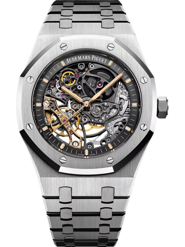 ROYAL OAK DOUBLE BALANCE WHEEL OPENWORKED